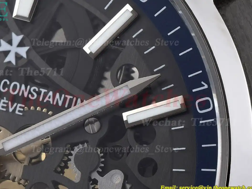 Overseas 6000V 41mm SS SS Skeleton Dial GDF A7500