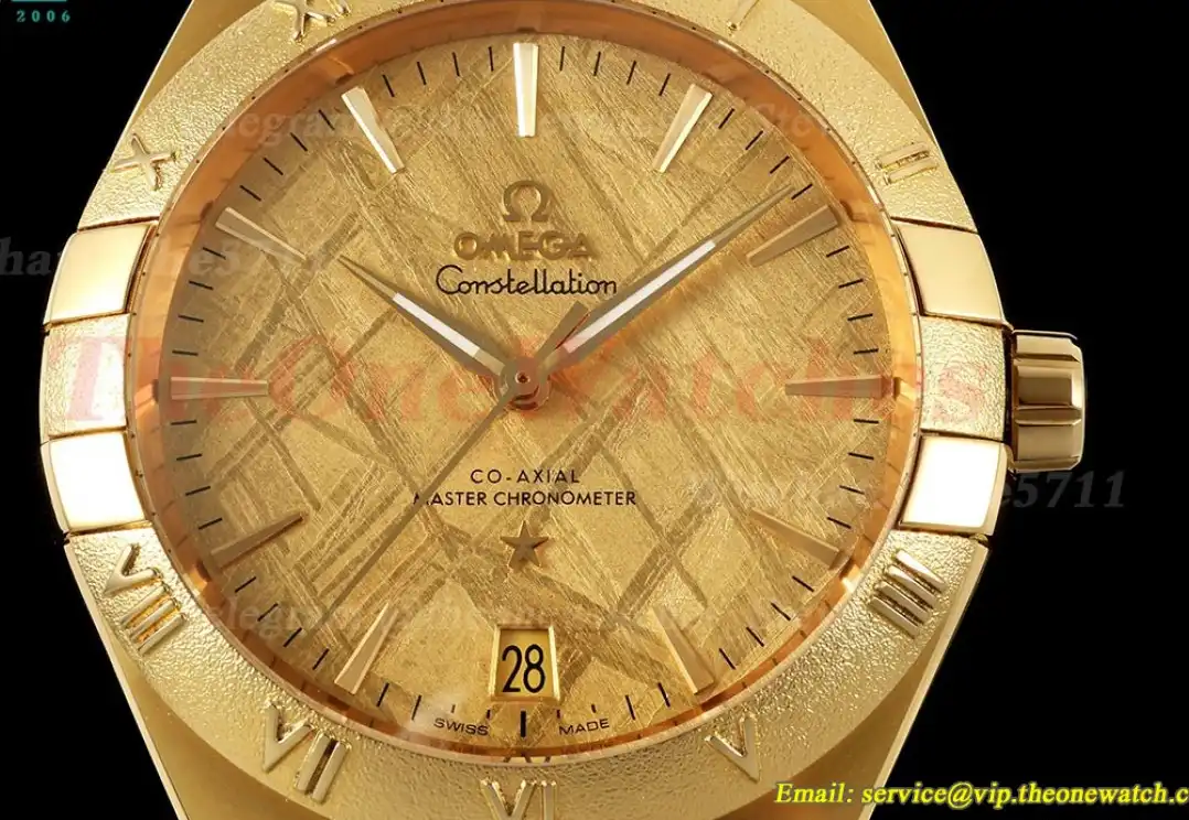 Constellation 2024 41mm YG YG Meteorite Dial ASWF A8901