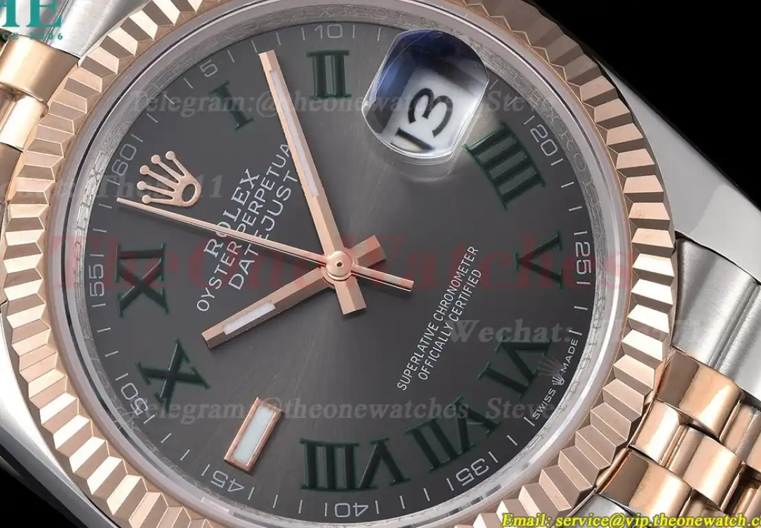 Datejust 126231 36mm Jub RG SS Grey Rmn GDF MY8215