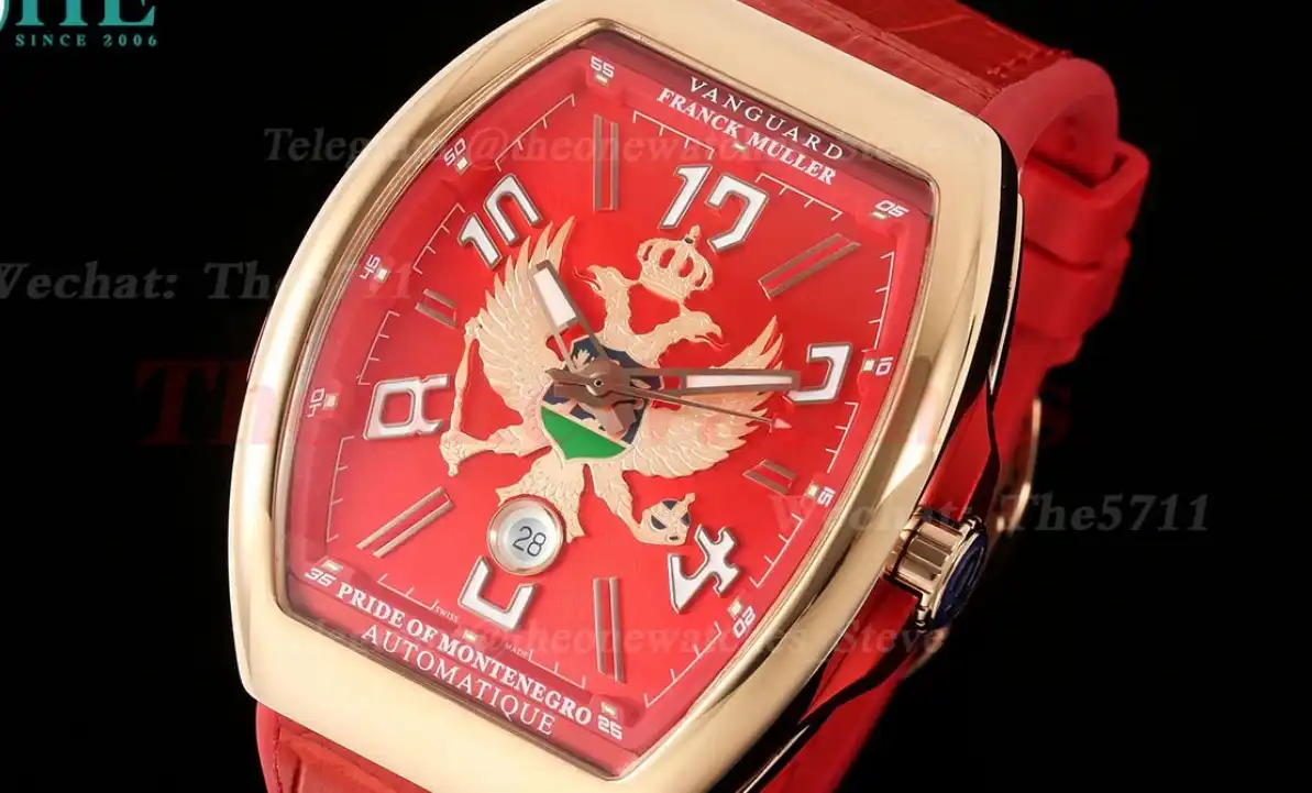 Vanguard Racing Montenegro 44mm RG LE Red Dial ABF A2824