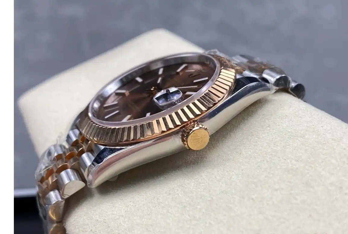 Datejust 126331 41mm Jub RG SS Brown Stk ARF SH3235(Tungsten Heavy Version)