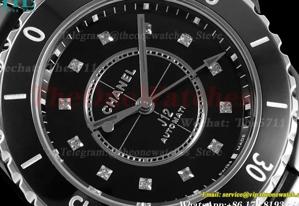 J12 33mm Black Ceramic Cer Black Dia HTF A21.2