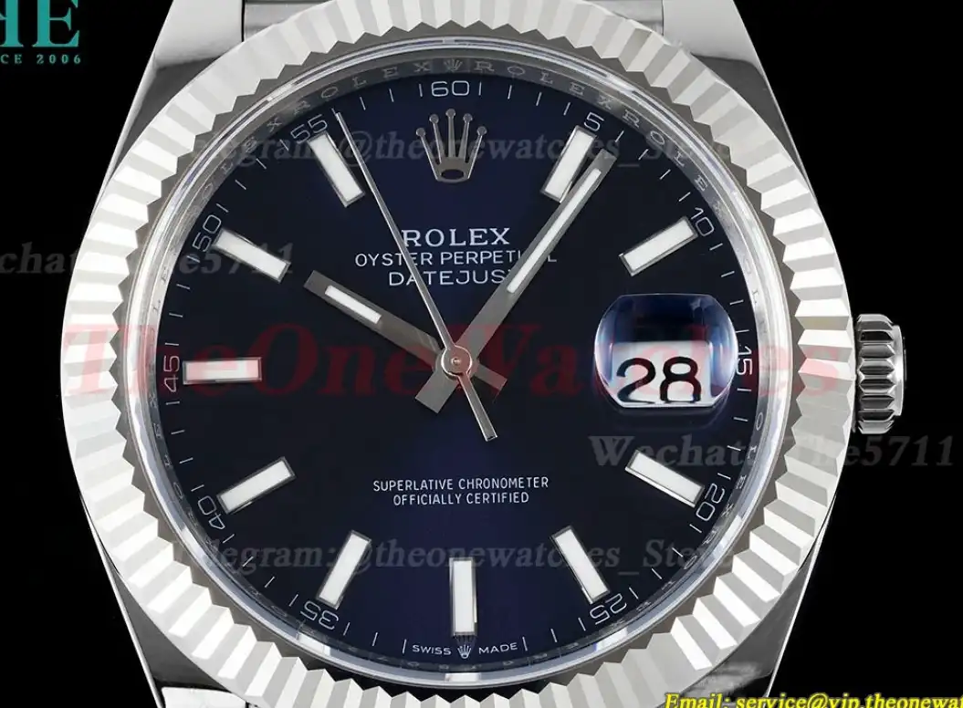 Datejust 126334 41mm Jub SS SS Blue Stk EWEF A3235