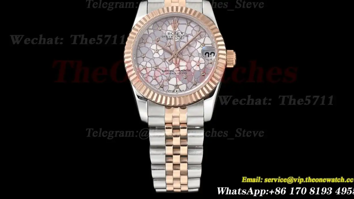 Datejust 28mm RG SS Flower Dial GDF MY8215