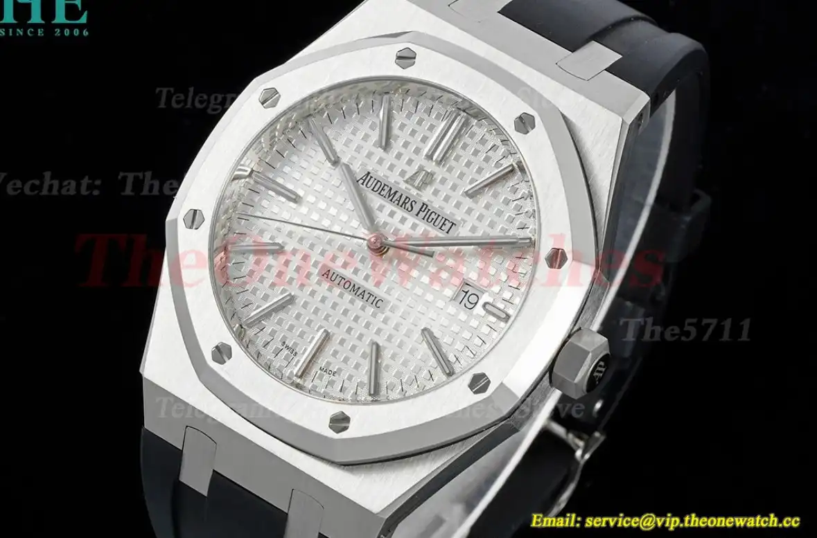 Royal Oak 15400 SS RU White Dial APSF SA3120 Super Clone