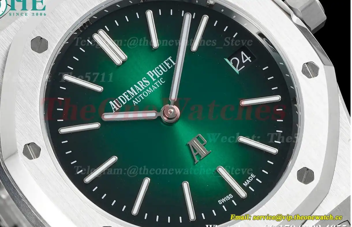 Royal Oak 15202 39mm SS SS Gradient Green Dial IPF A2121