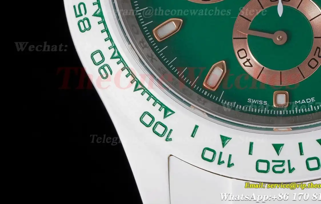 Daytona AET 40mm Cer Cer Green Dial ZF SH4130