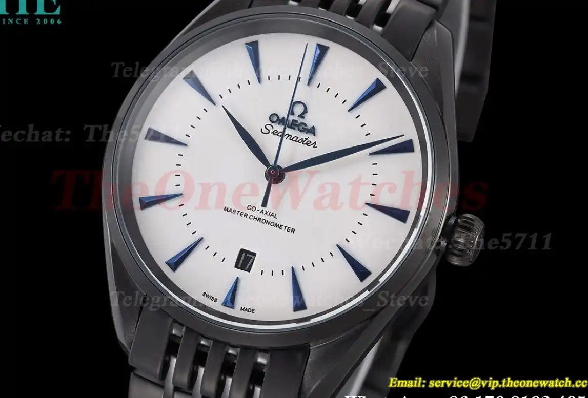 Seamaster 41mm PVD PVD White Dial GDF MY8215