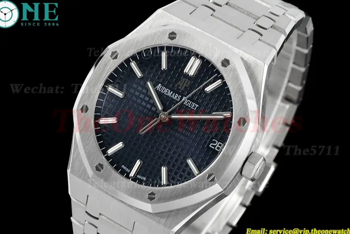 Royal Oak 41mm 15500 SS SS Blue Stk APSF A4302 Super Clone