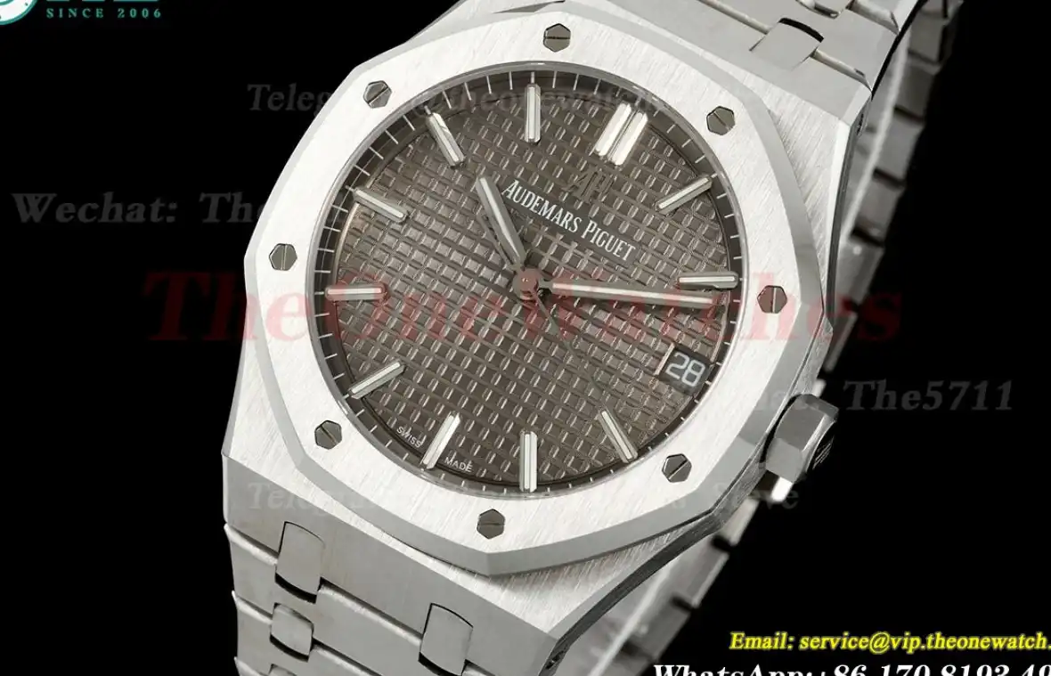 Royal Oak 15500 41mm SS SS Grey Dial TKF A4302 Super Clone