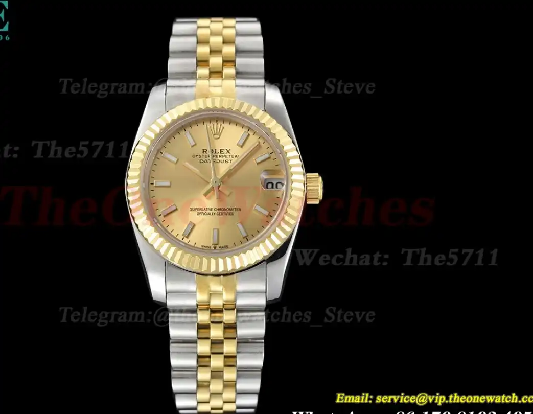 Datejust 31mm 278273 SS RG Gold Dial GDF MY8215