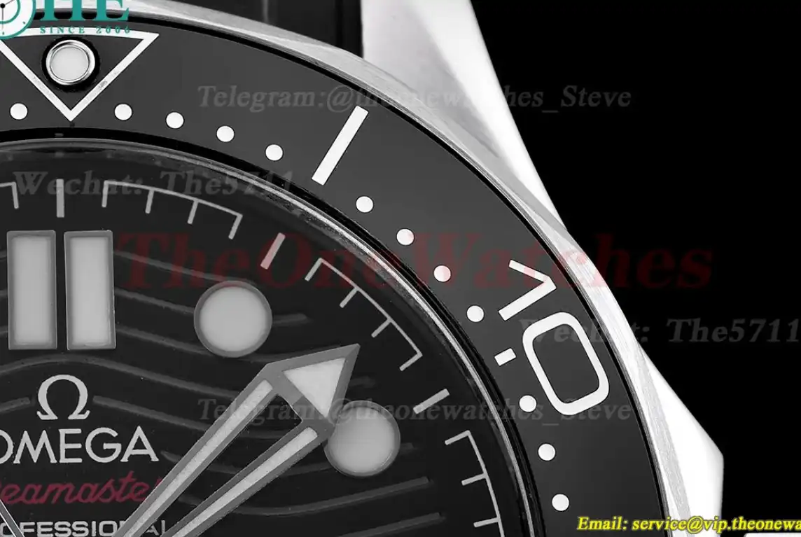 Seamaster 300m 42mm SS RU Black Dial GDF MY8215