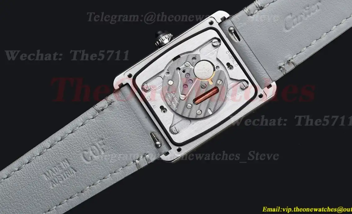 Tank Must SS LE White Dial On Grey Leather Strap K11F Quartz