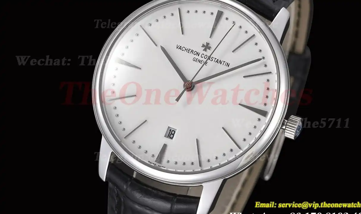 Patrimony Date 85180 SS LE White Dial GDF MY8215