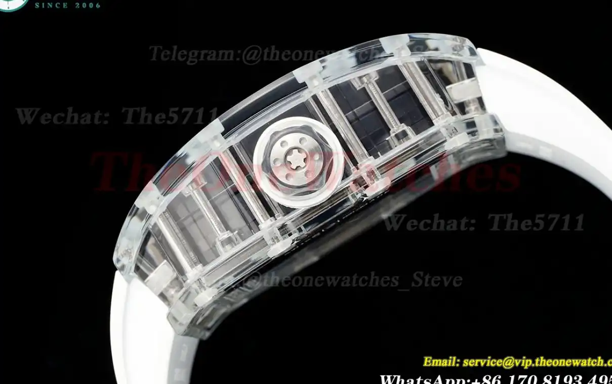 RM035-02 Skeleton Dial on White Strap RMF RMAL1