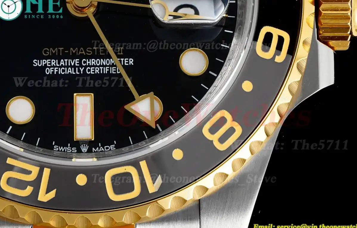 GMT Master II 126713 GRNR SS YG Black Brown APF VR3285