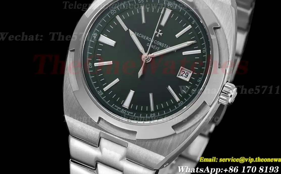 Overseas 4500V 41mm SS SS Green Dial GDF MY8215