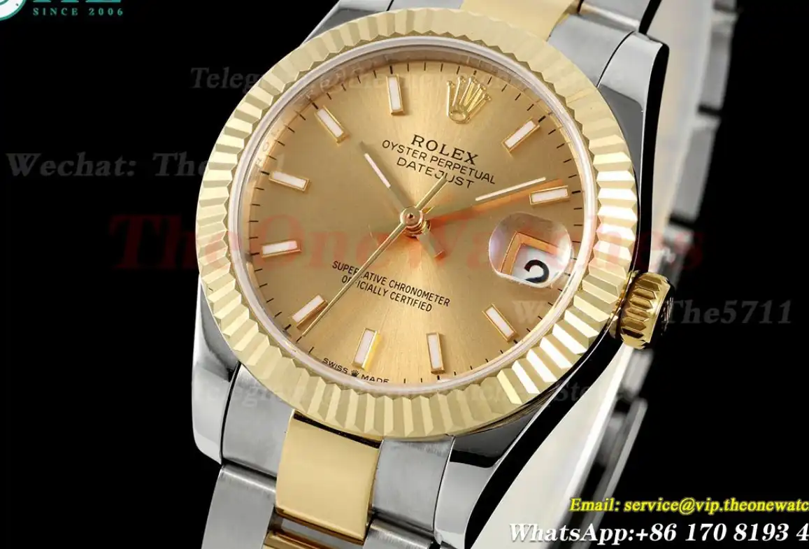 Datejust 278273 31mm Oys YG SS Yellow Gold Dial GMF A2824