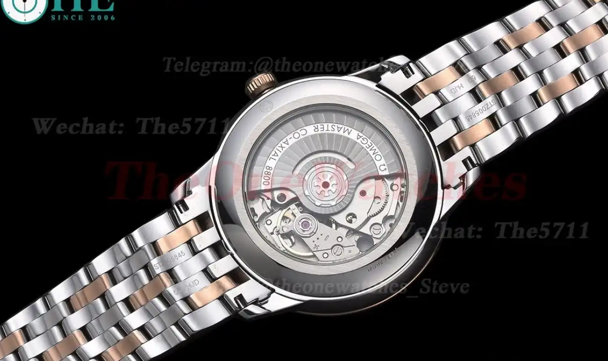 De Ville Date 40mm RG SS White Dial GDF MY8215