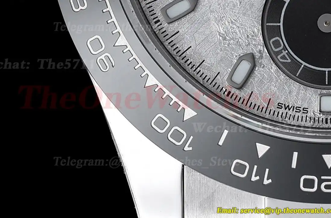 Daytona 116519 40mm SS RU Meteorite Dial 904L Noob V4 SA4130