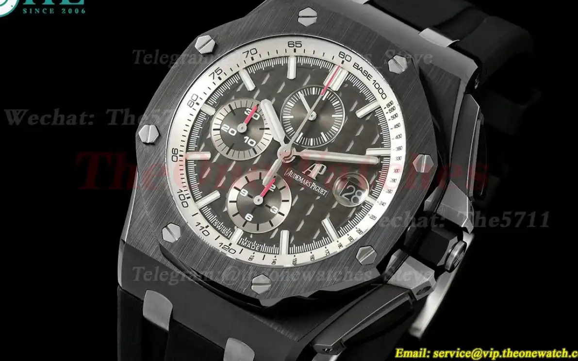 Royal Oak Offshore 26400IO 44mm Cer RU Grey Dial TKF A7750