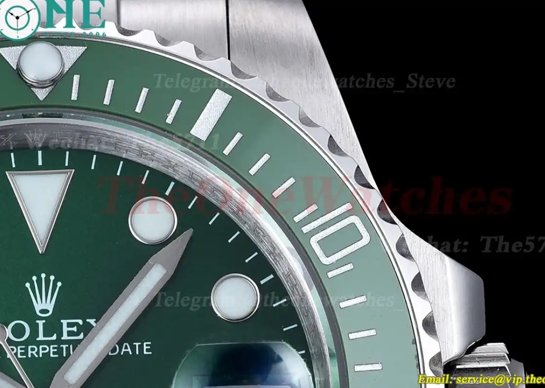 Submariner 116610LV 40mm SS SS Green GDF MY8215