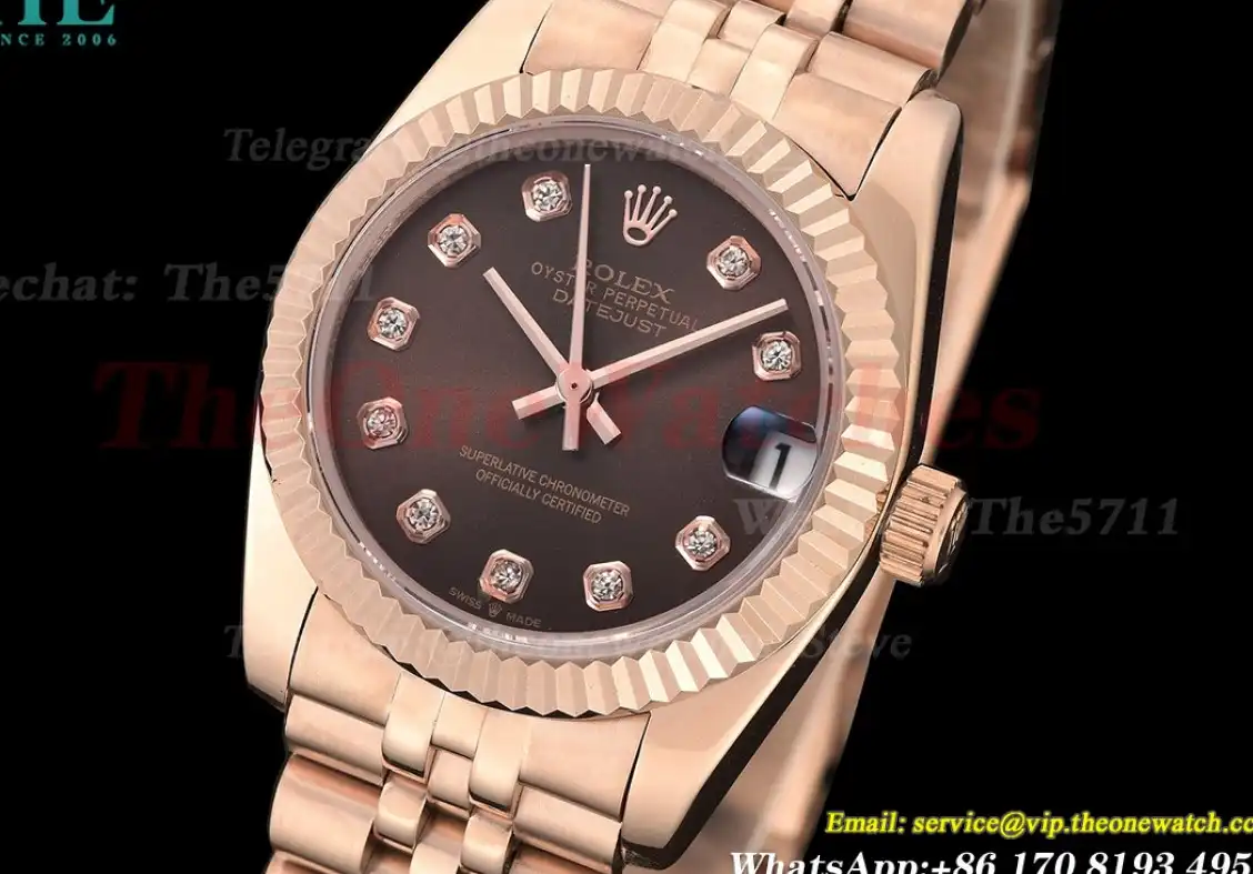 Datejust 31mm RG RG Brown Dia GDF MY8215