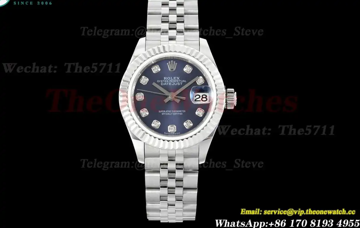 Datejust 279174 28mm Jub SS SS Blue Dia GMF A2671