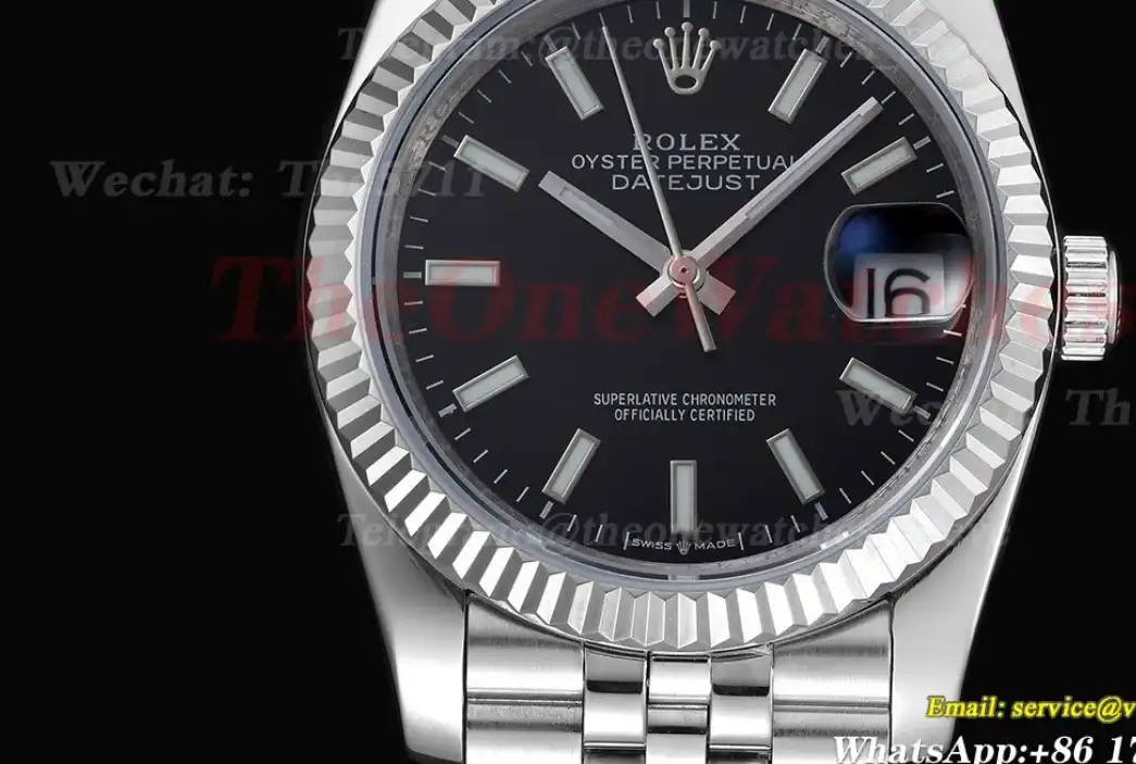 Datejust 126234 36mm Jub SS SS Black Stk GDF MY8215