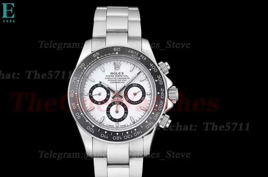 Daytona 40mm SS SS White Dial GDF A3836