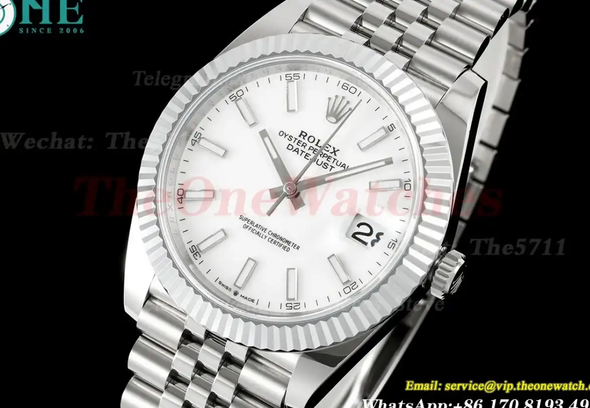 Datejust 126334 41mm Jub SS SS White Dial JQF VR3235