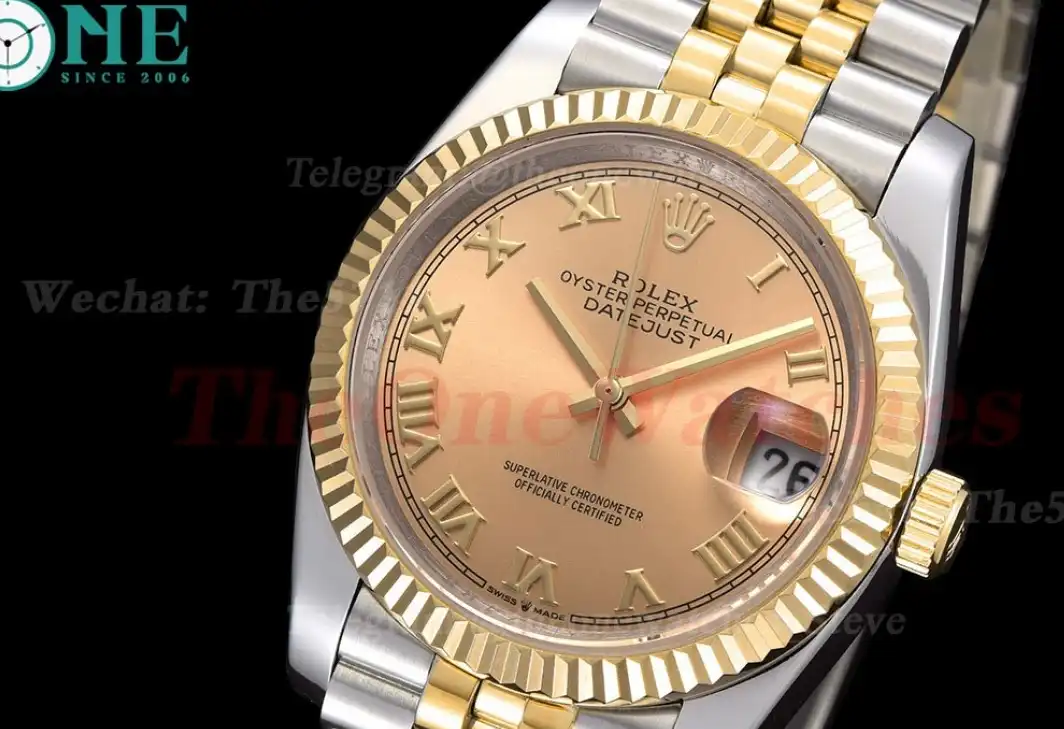 Datejust 126233 36mm Jub SS YG Rose Gold Dial GDF MY8215