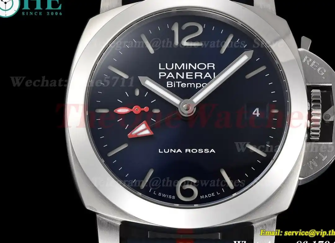 Luminor PAM1404 Bitempo GMT 40mm SS NY Blue Dial VSF P900