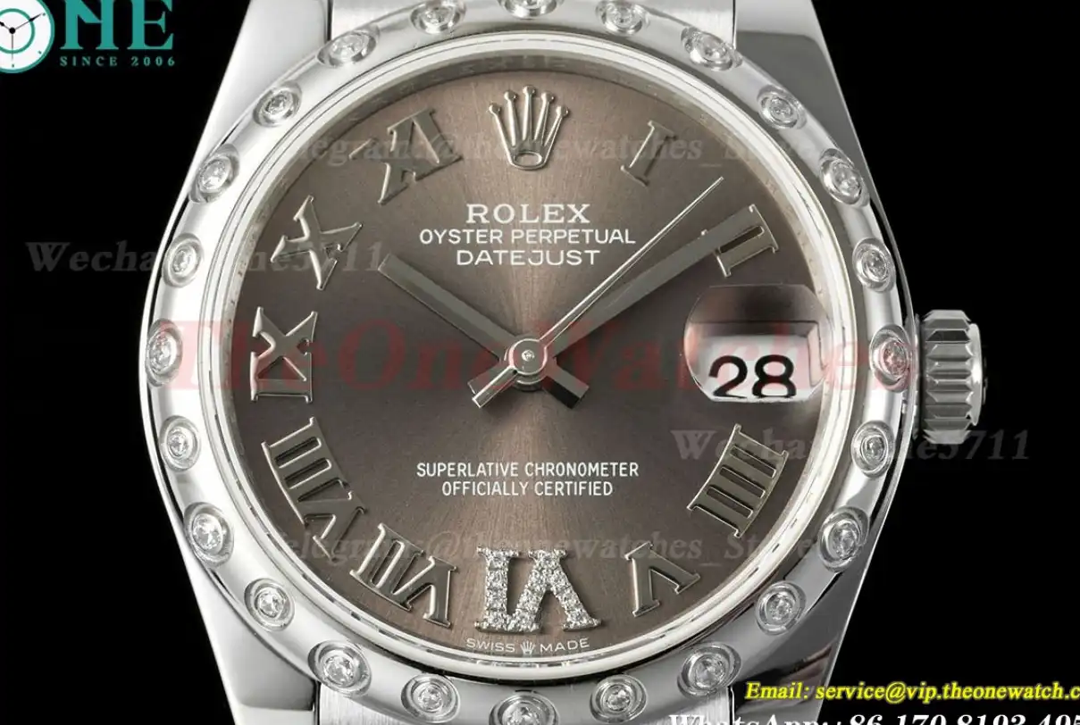 Datejust 178344 31mm Jub Dia SS SS Grey Rmn GMF A2824