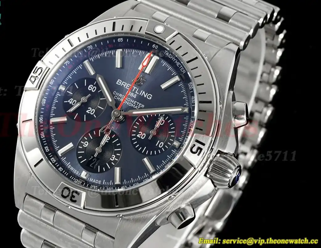 Chronomat B01 42MM SS SS Blue Stk TF A7750