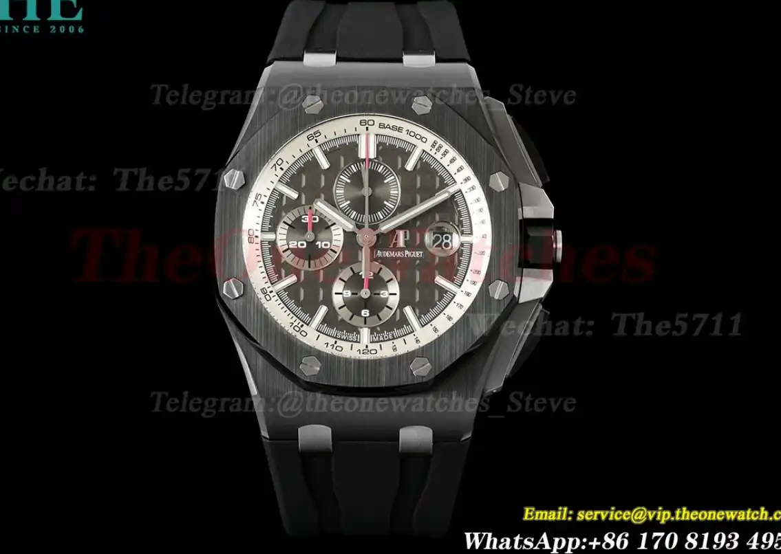 Royal Oak Offshore 26400IO 44mm Cer RU Grey Dial TKF A7750