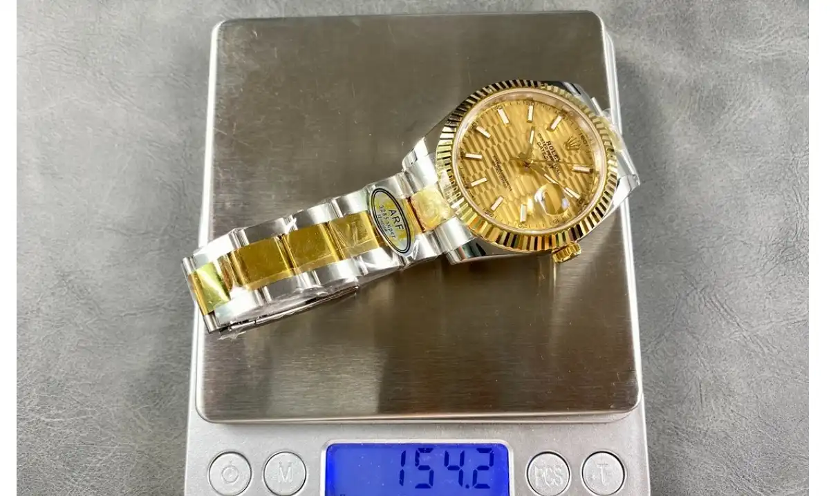 Datejust 126333 41mm Oys YG SS Gold Textured Stk ARF SH3235(Tungsten Heavy Version)