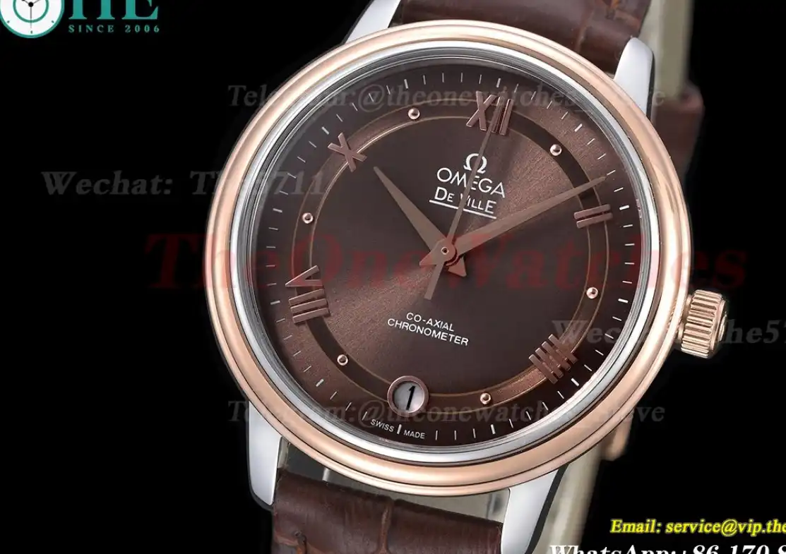 De Ville Prestige Ladies 32.7mm RG LE Brown Dial GDF MY8215