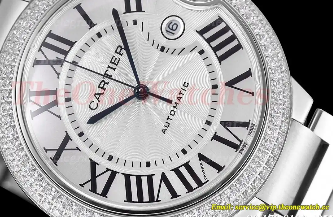 Ballon Bleu De Cartier 42mm Dia SS SS White Dial GDF MY8215