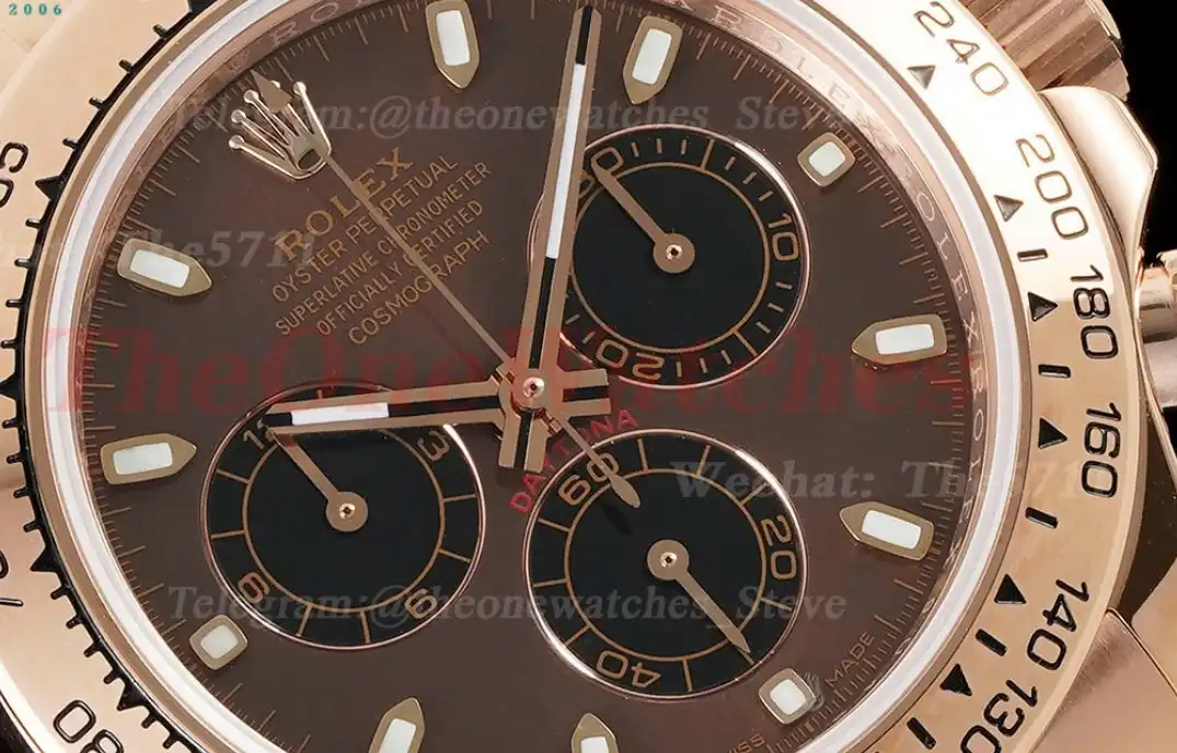 Daytona 116505 40mm RG RG Brown Dial OMF A7750