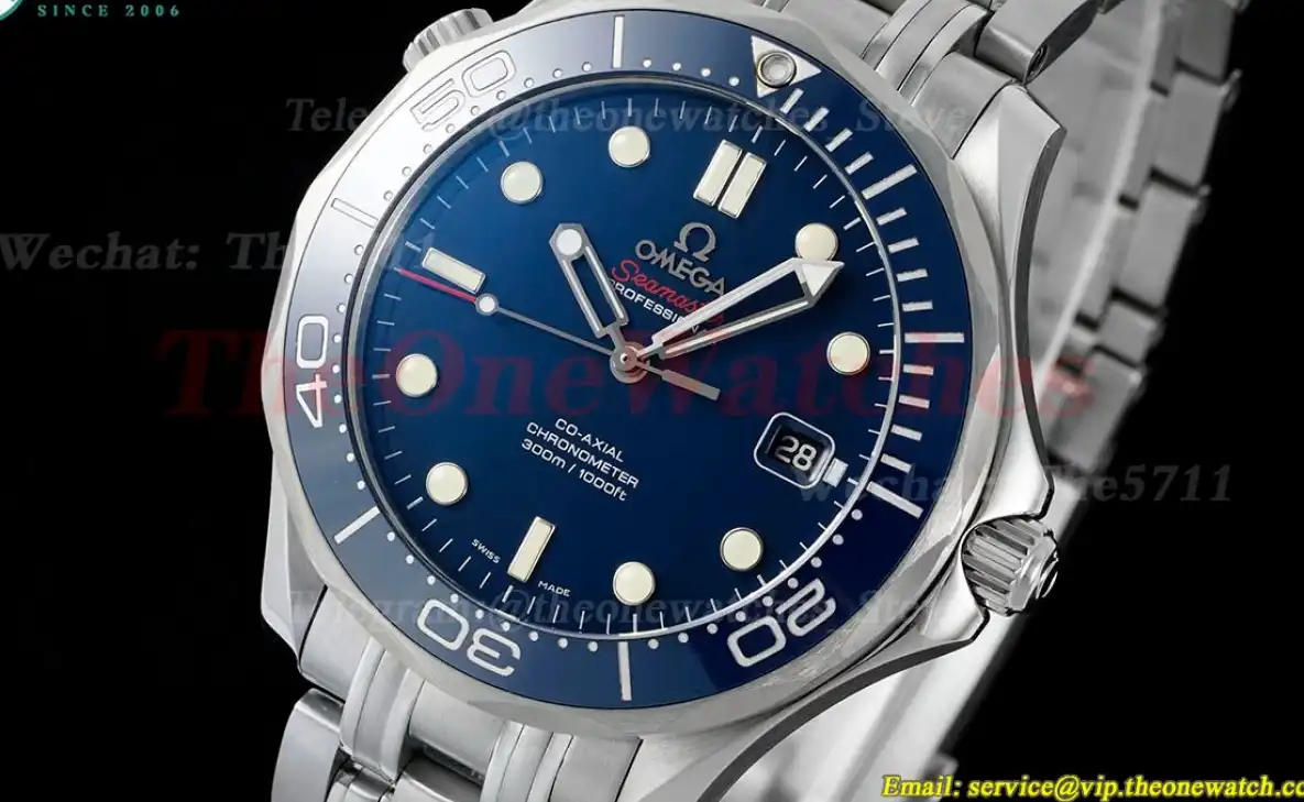 Seamaster 300m 2017 SS SS Blue Dial OMF A2824