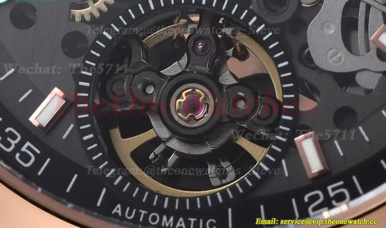 Overseas 6000V 41mm RG RG Skeleton Dial GDF A7500