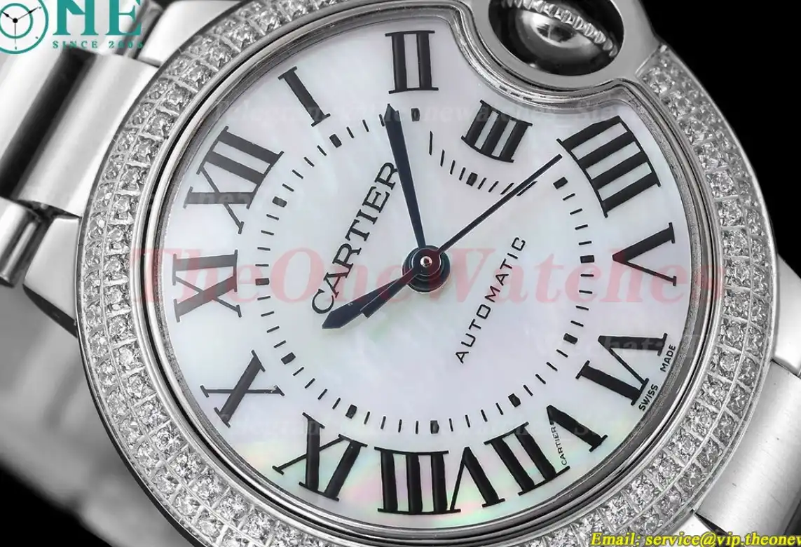 Ballon Bleu De Cartier 33mm SS SS Mop Rmn GDF NH05