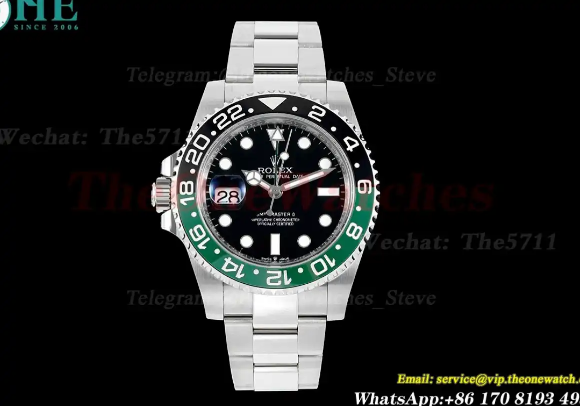 GMT Master II 126720 Sprite Oys 40mm SS SS Black Dial EWEF SH3285