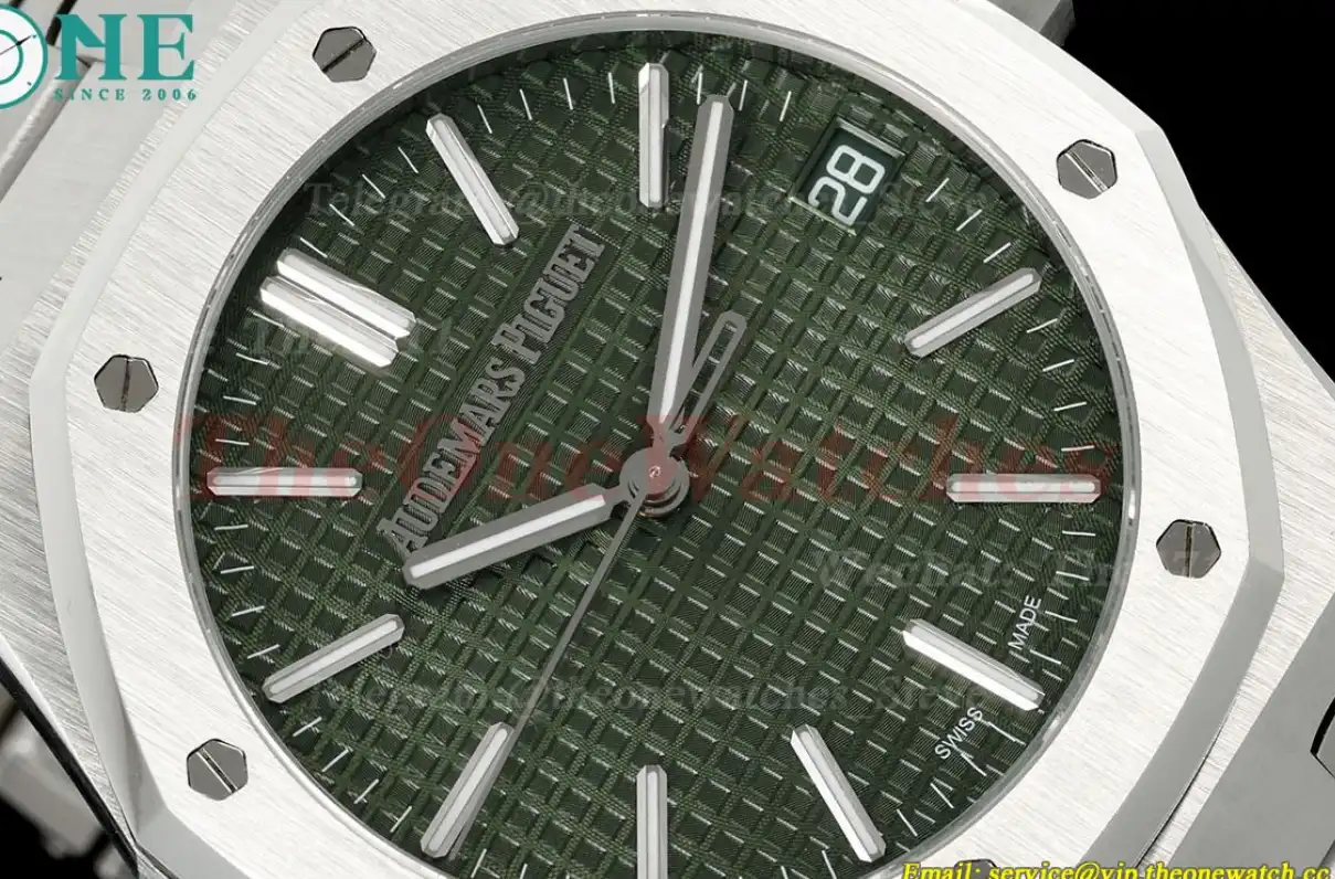 Royal Oak 15510 50th 41mm SS SS Green Dial TKF A4302 Super Clone