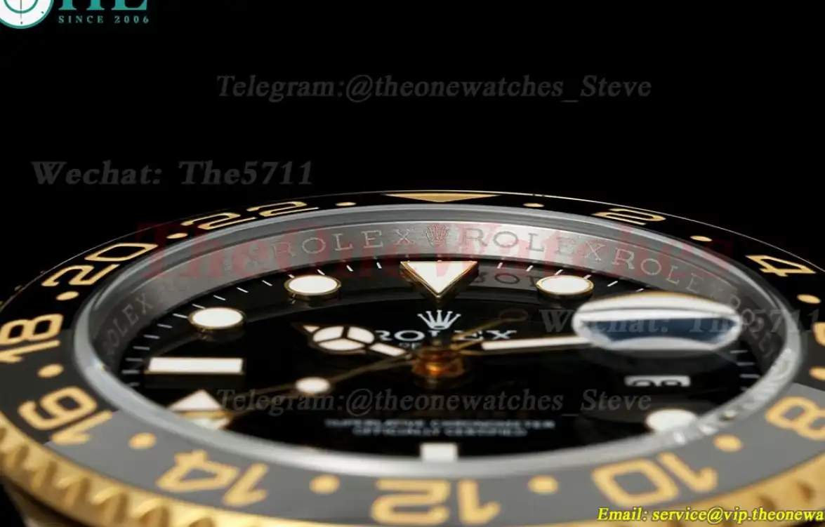 GMT Master II 126713 Jub 40mm YG SS Black Dial EWEF V2 SH3285