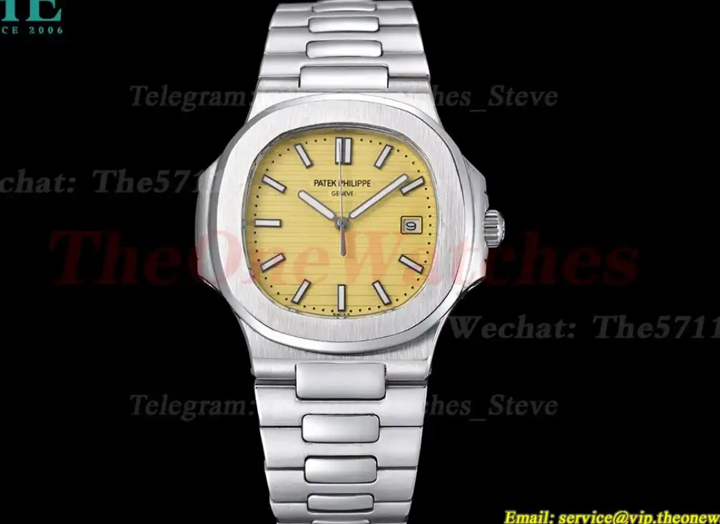 Nautilus 40mm SS SS Yellow Dial GDF MY8215