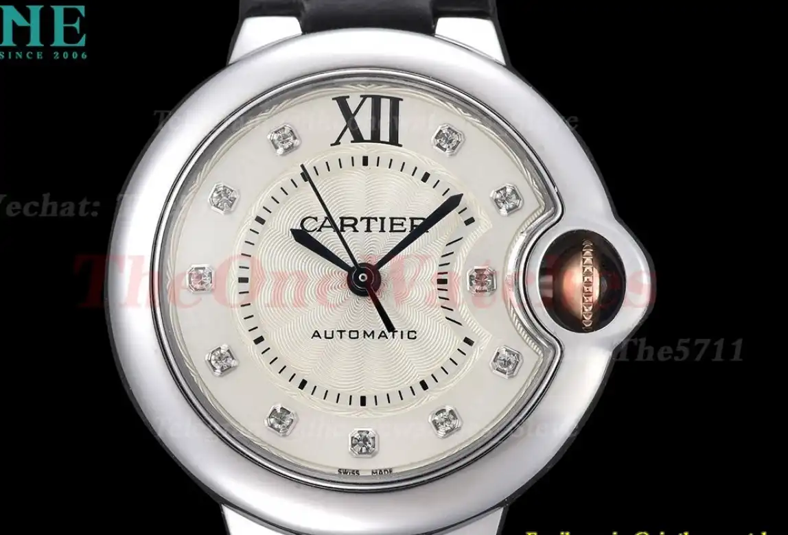 Ballon Bleu De Cartier 33mm SS LE White Dia GDF NH05