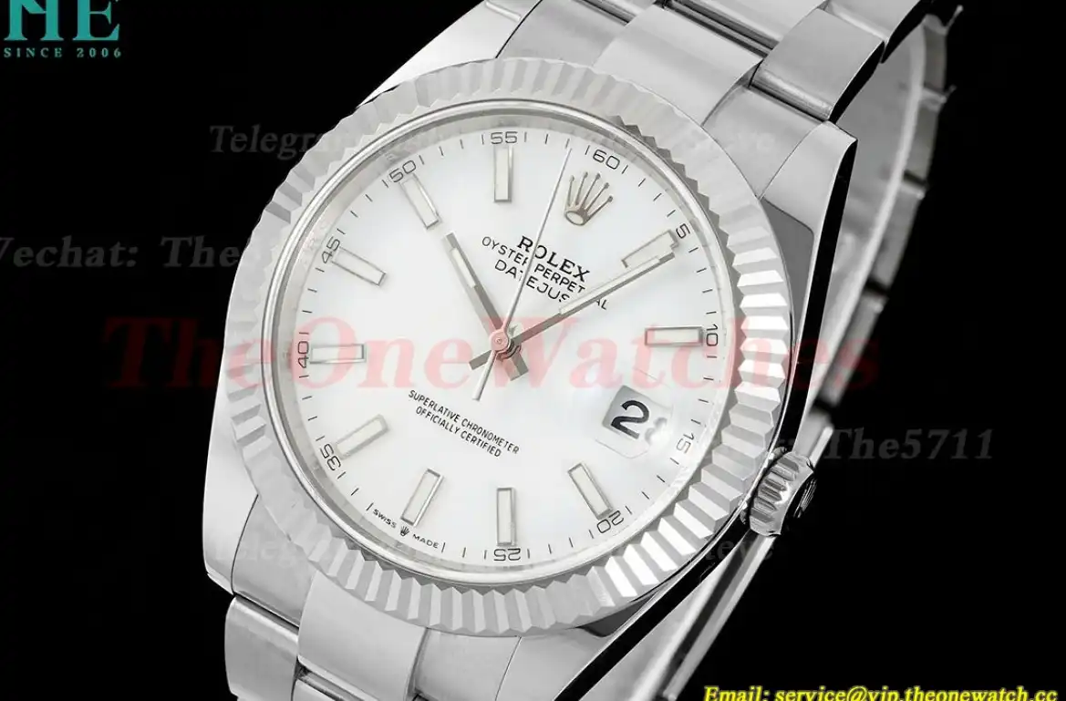 Datejust 126334 41mm SS SS White Stk EWEF A3235