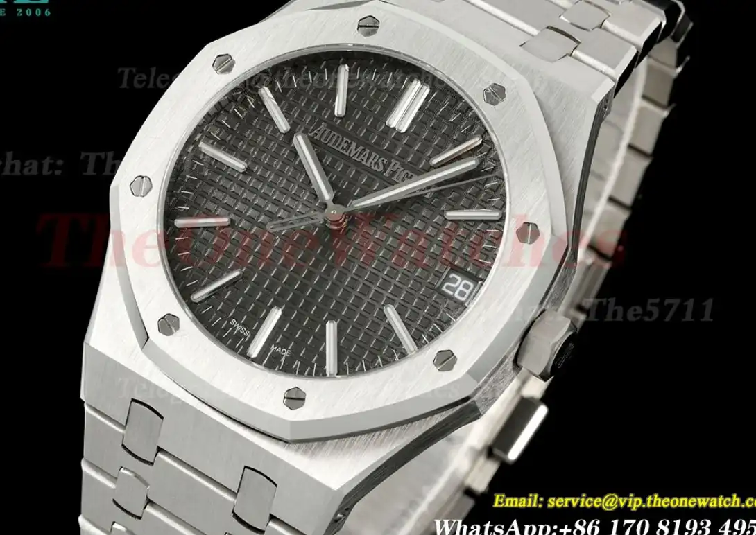 Royal Oak 15510 50th 41mm SS SS Grey Dial TKF A4302 Super Clone